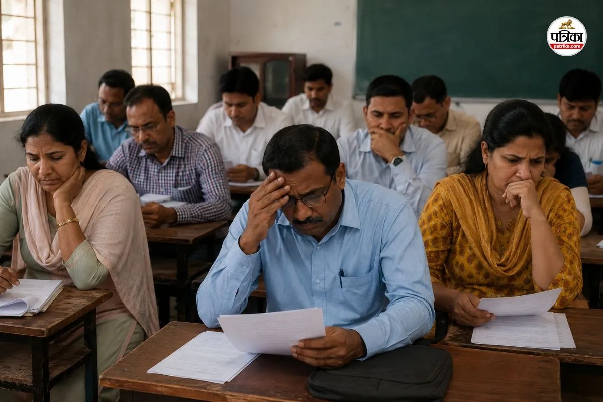 Rajasthan Education department direct recruitment teachers pay protection Confusion