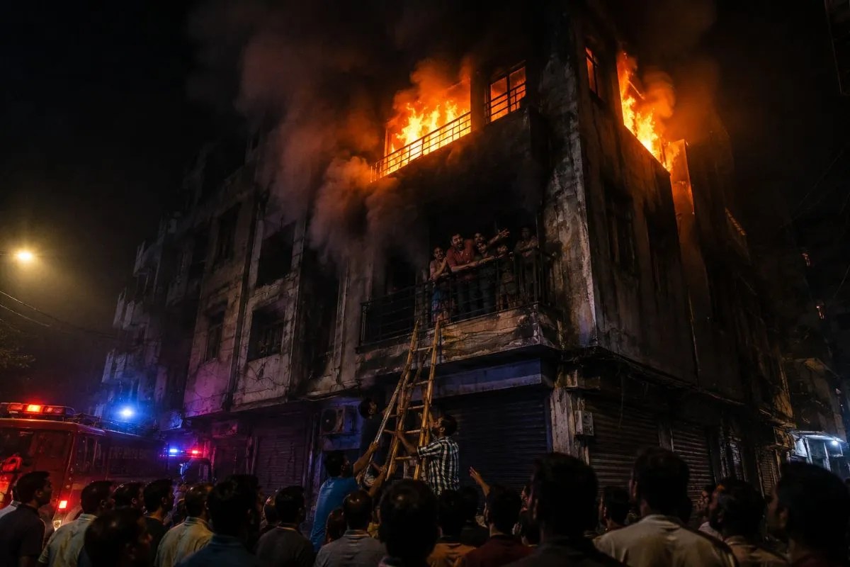 Tughlaqabad Fire Victims