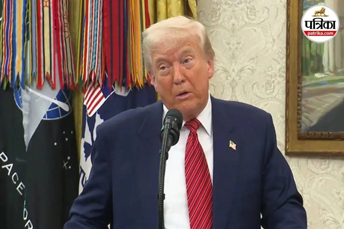 US President Donald Trump speaking on Iran conflict