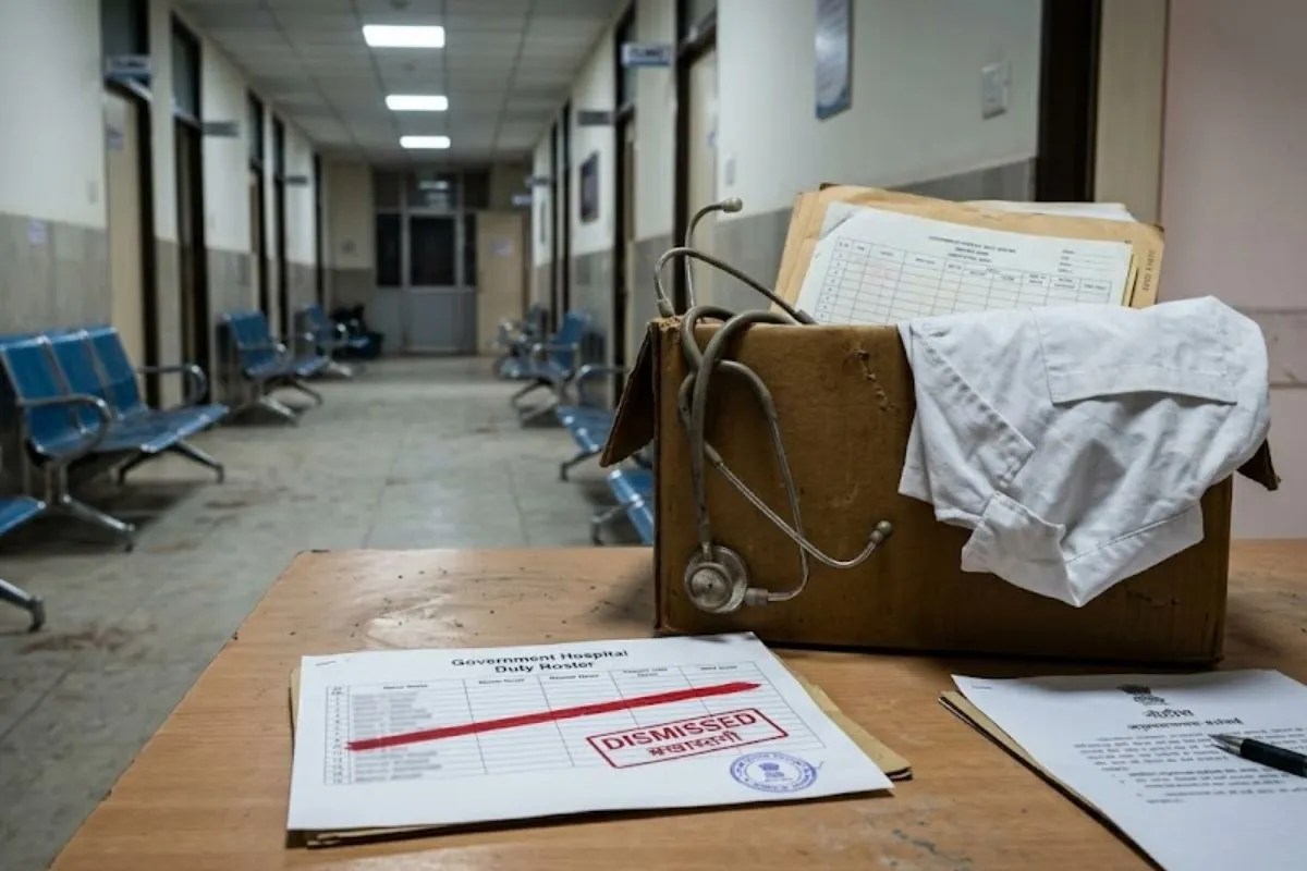 Udaipur Doctors Absent