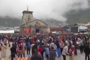 चार धाम यात्रा में अब मौसम हो रहा खराब, फोटो सोर्स- रुद्रप्रयाग वीडियो ग्रैब