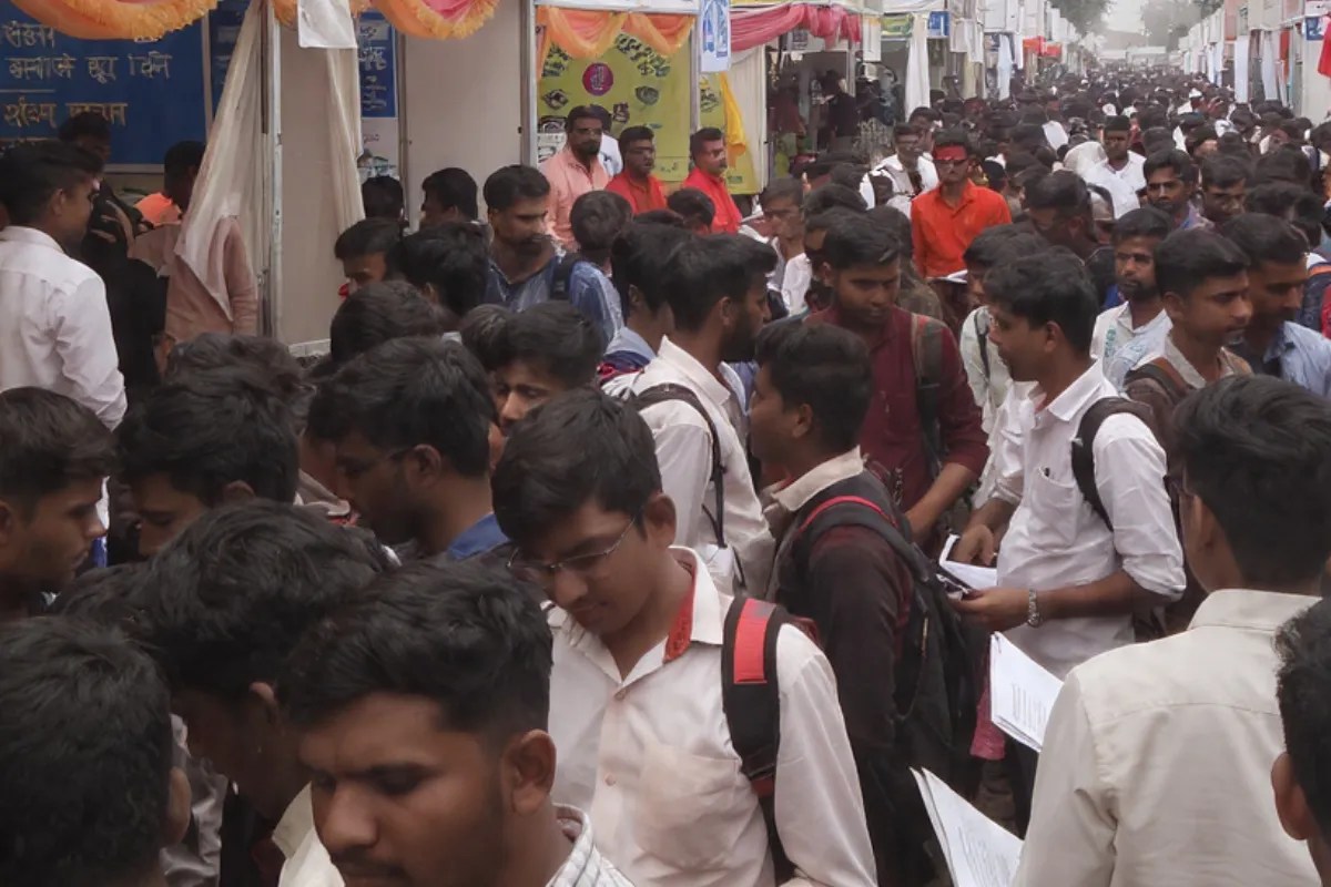 उन्नाव में रोजगार मिला, फोटो सोर्स- मेटा एआई