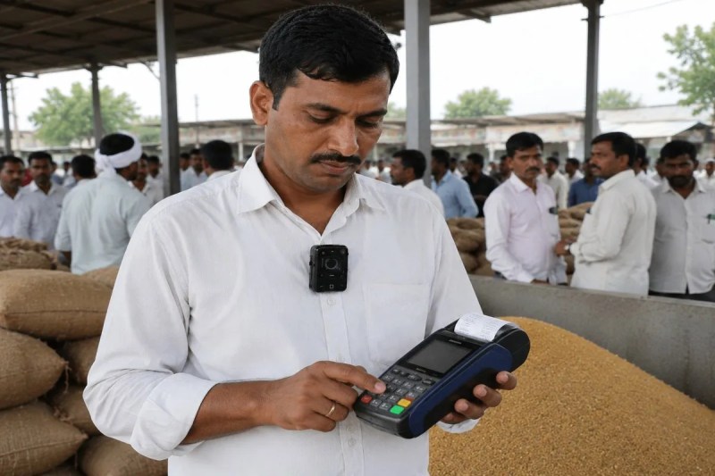 Cameras will monitor the market auction; in case of any dispute, the footage will provide a solution.