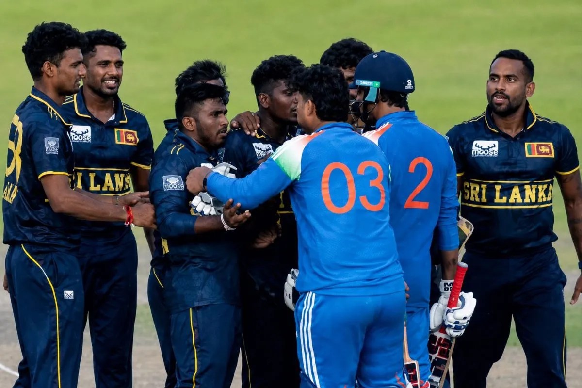 Vaibhav Sooryavanshi fight with Sri Lanka Players