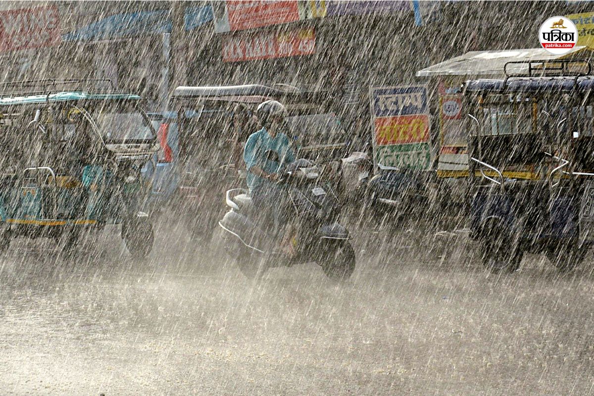 IMD Prediction Rajasthan 3 districts Orange alert 11 districts Yellow alert Monsoon Update