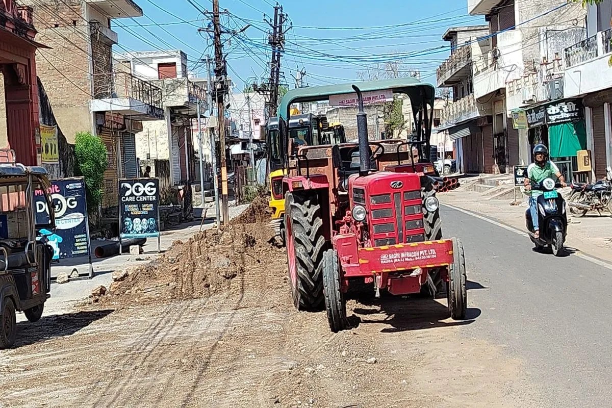 alwar sewer line