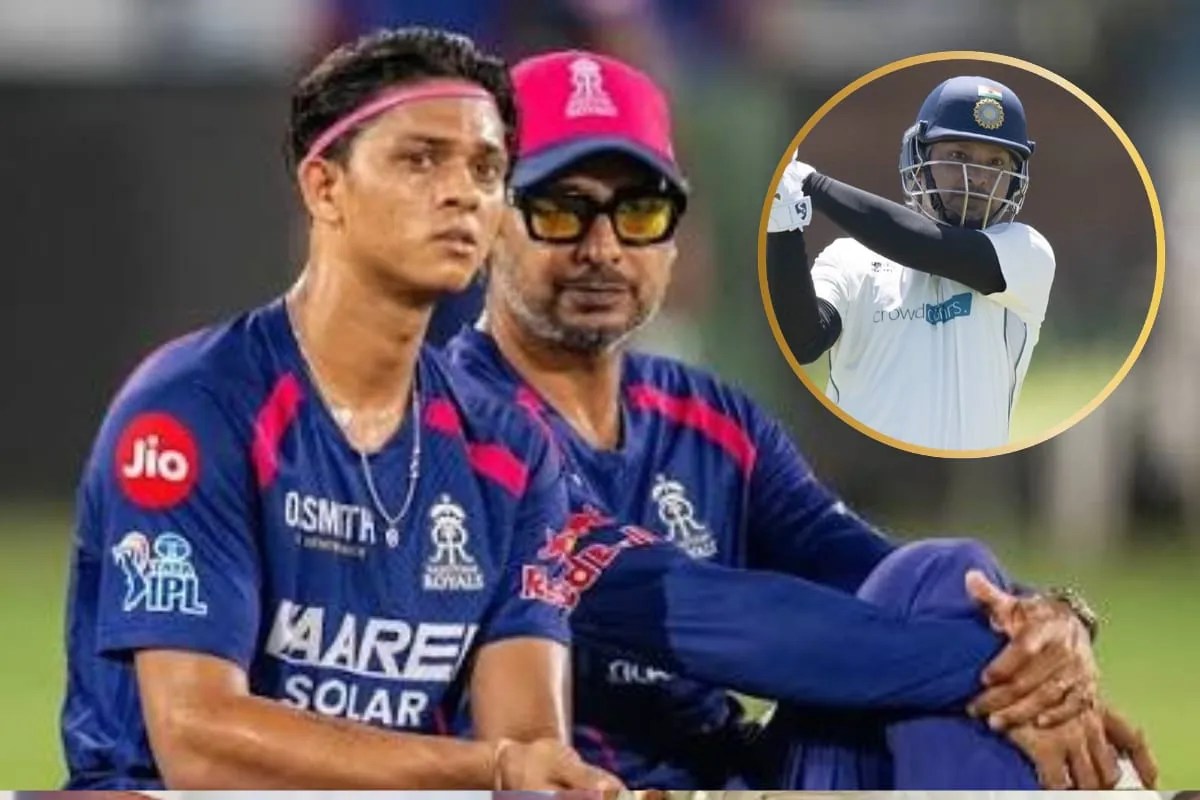 Kumar Sangakkara, Yashasvi Jaiswal, Sangakkara India Helmet, Yashasvi Jaiswal Gift, Rajasthan Royals