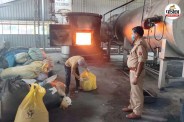 amroha police destroys drugs worth rs 15 5 crore