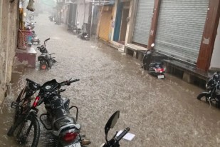 bhilwara rain news