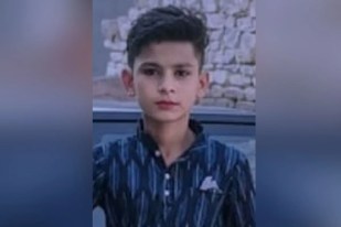 boy falls into well