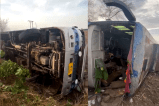 Bus Overturned