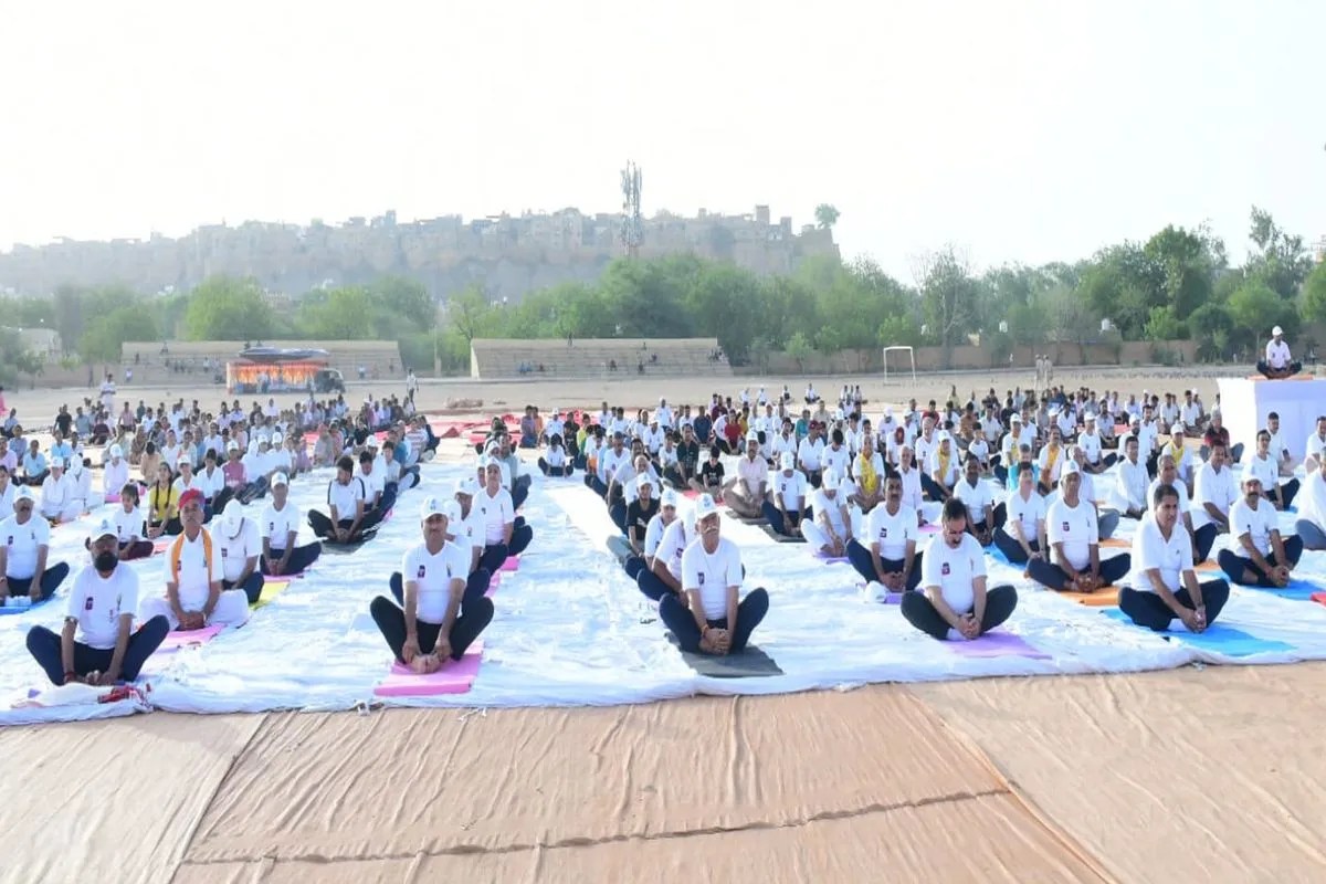 jaisalmer yoga day
