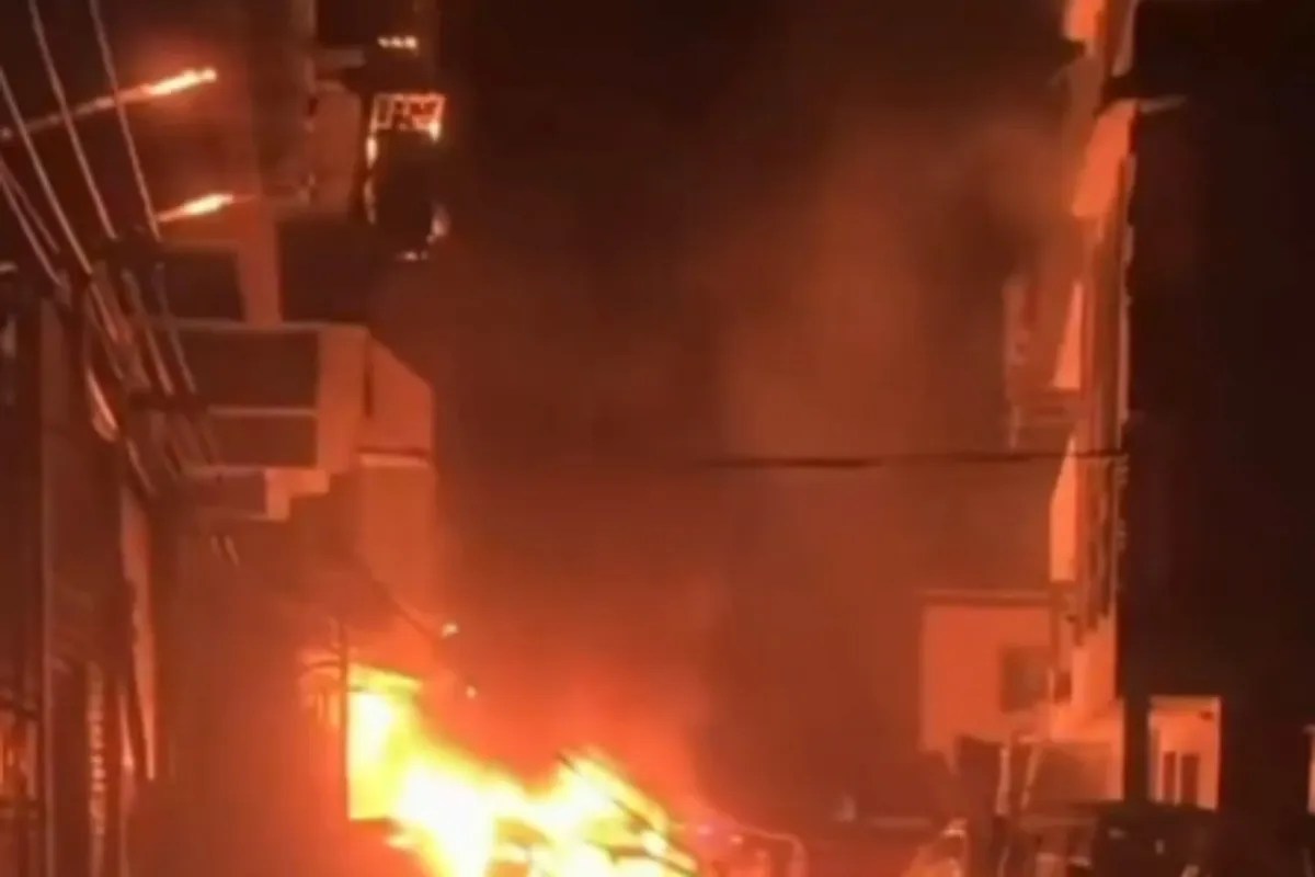 Explosion in China