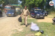 delhi dehradun highway muzaffarnagar truck bike accident death