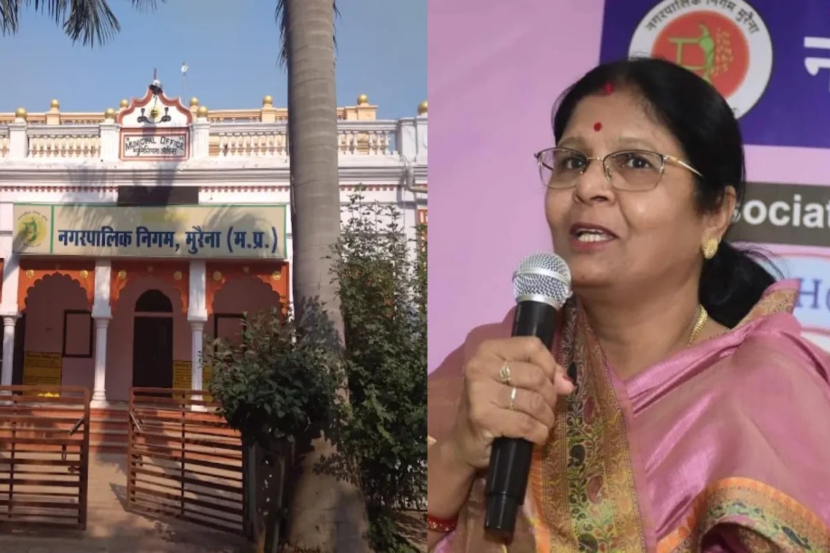 morena bjp rebellion MP Assembly speaker bungalow councilors protest