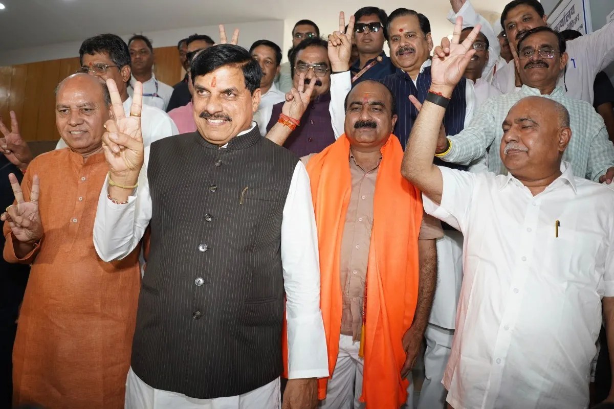 BJP third candidate Mahesh Kewat filed his nomination for Rajya Sabha Elections 2026