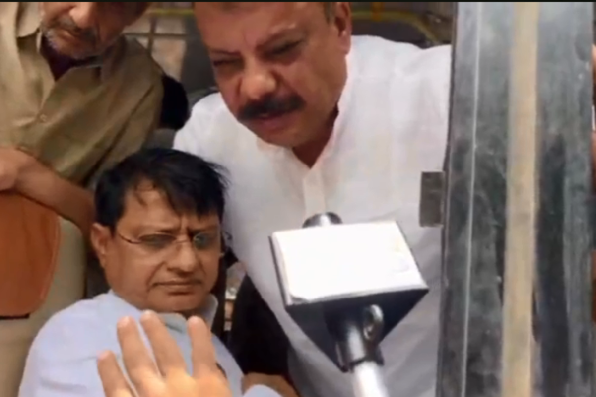 MP Congress MLAs arrested in Delhi Rashtrapati Bhavan Meenakshi Natarajan nomination Rajya Sabha Elections