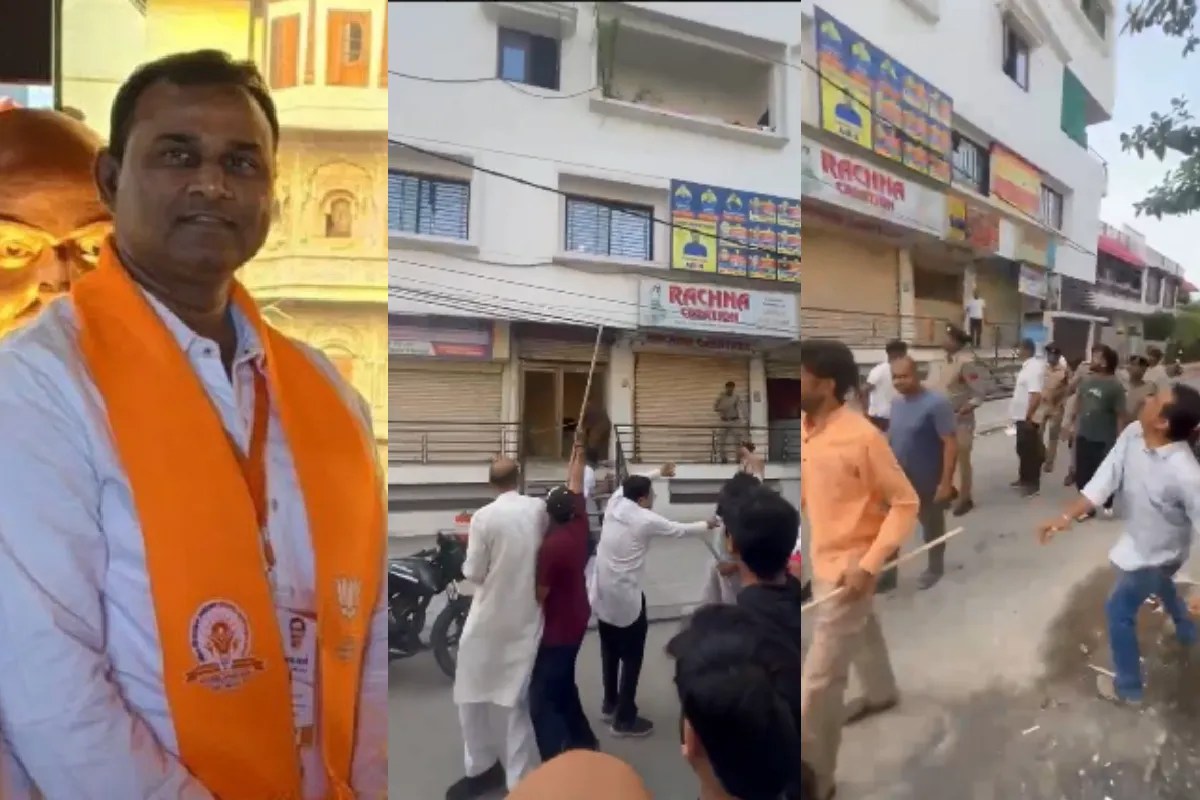 Indore dog feeding dispute case registered against bjp leader virendra shedge