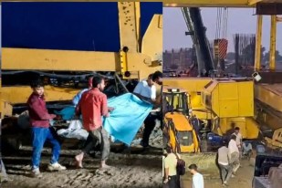 faridabad crane accident