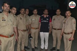 hapur police encounter delhi merchant robbery driver arrest
