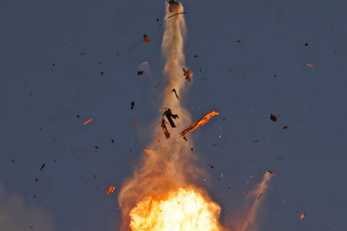 Hezbollah drone attack on Israeli positions