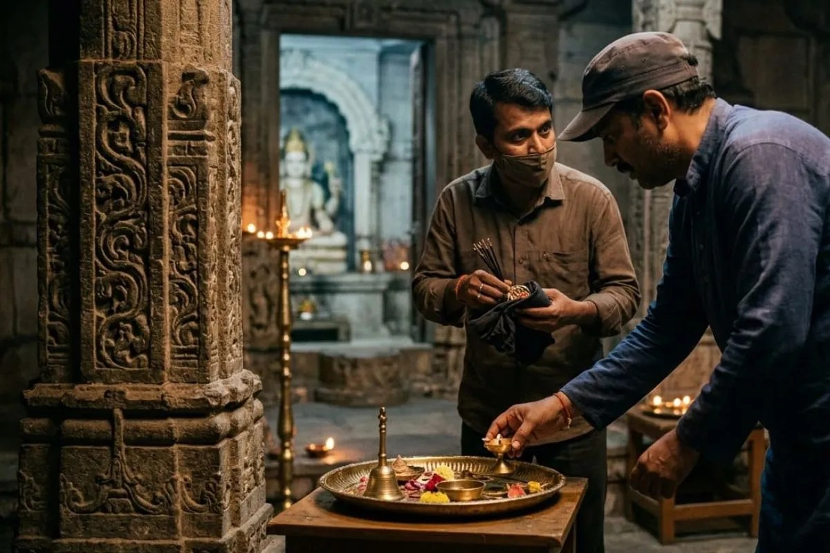 Theft at Noida temple
