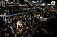 protest at patliputra railway station