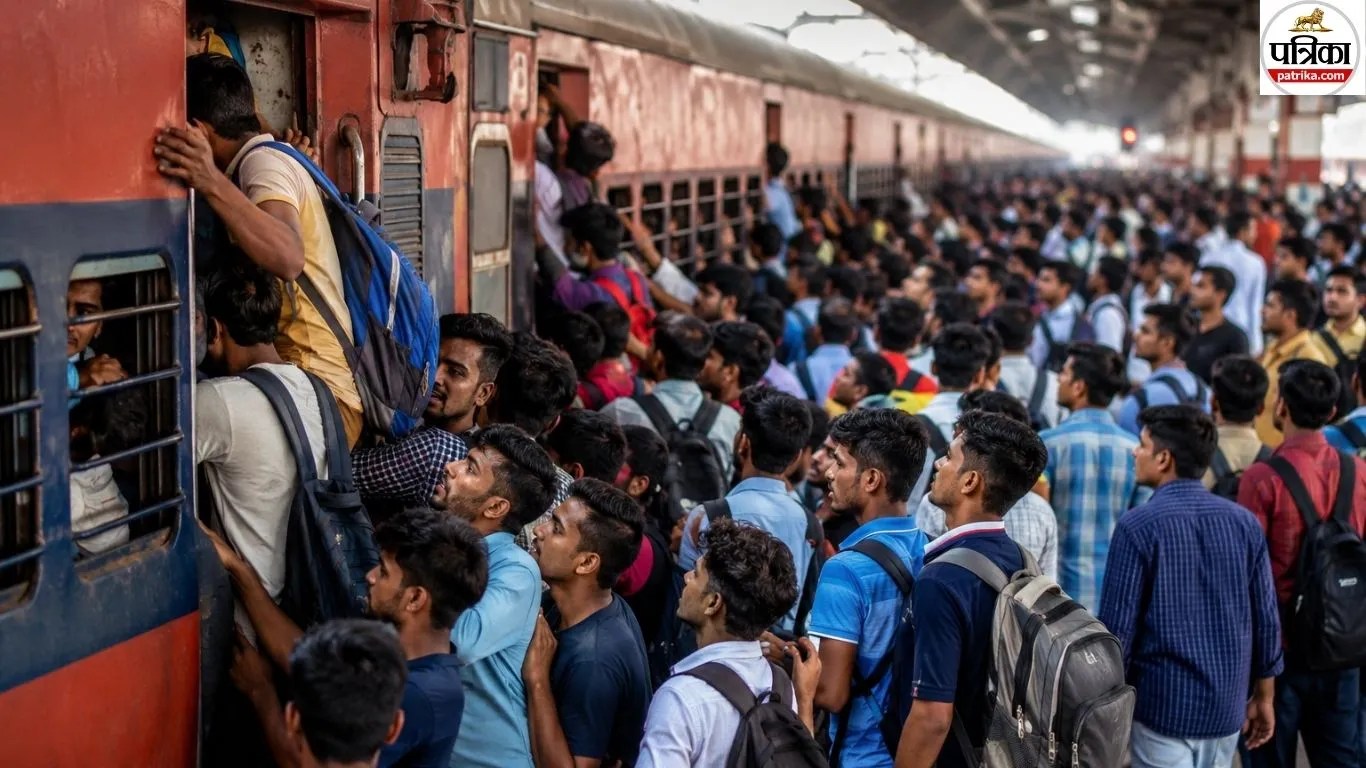 patna exam trains crowd