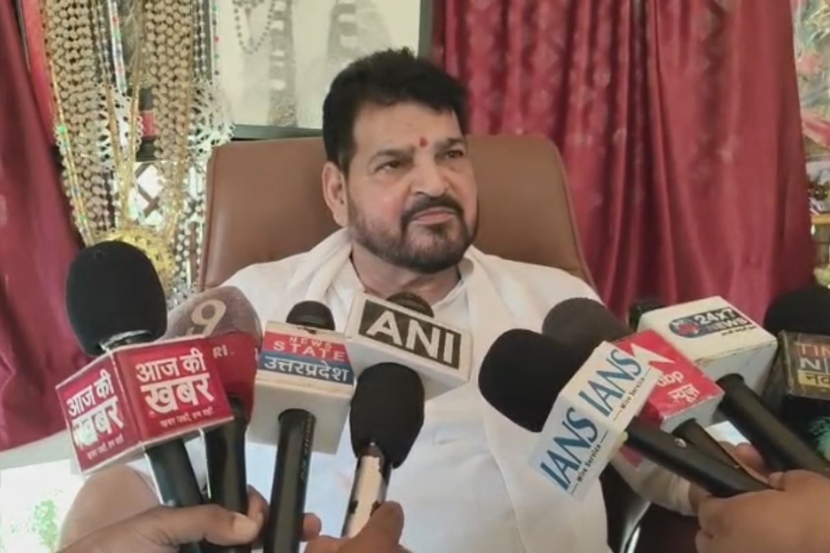 बीजेपी के पूर्व सांसद बृजभूषण सिंह फोटो सोर्स ANI