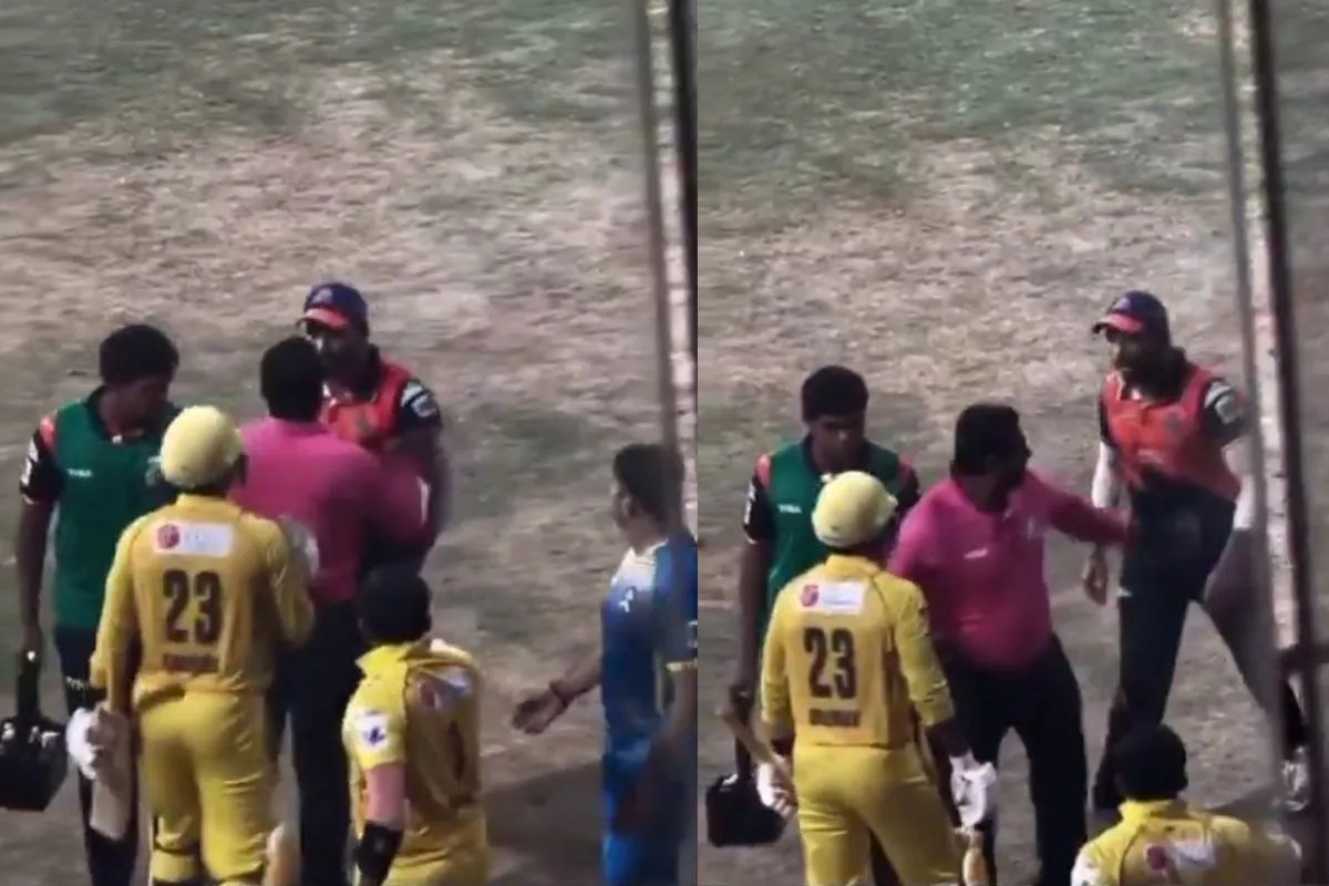 T20 Mumbai League 2026 Final, Maratha Royals vs ARCS Andheri Fight Video