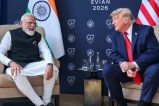 PM Narendra Modi meets Donald Trump