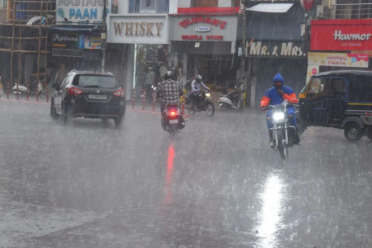 rain in udaipur