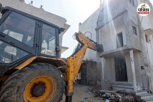 sambhal mosque demolition government land bulldozer action