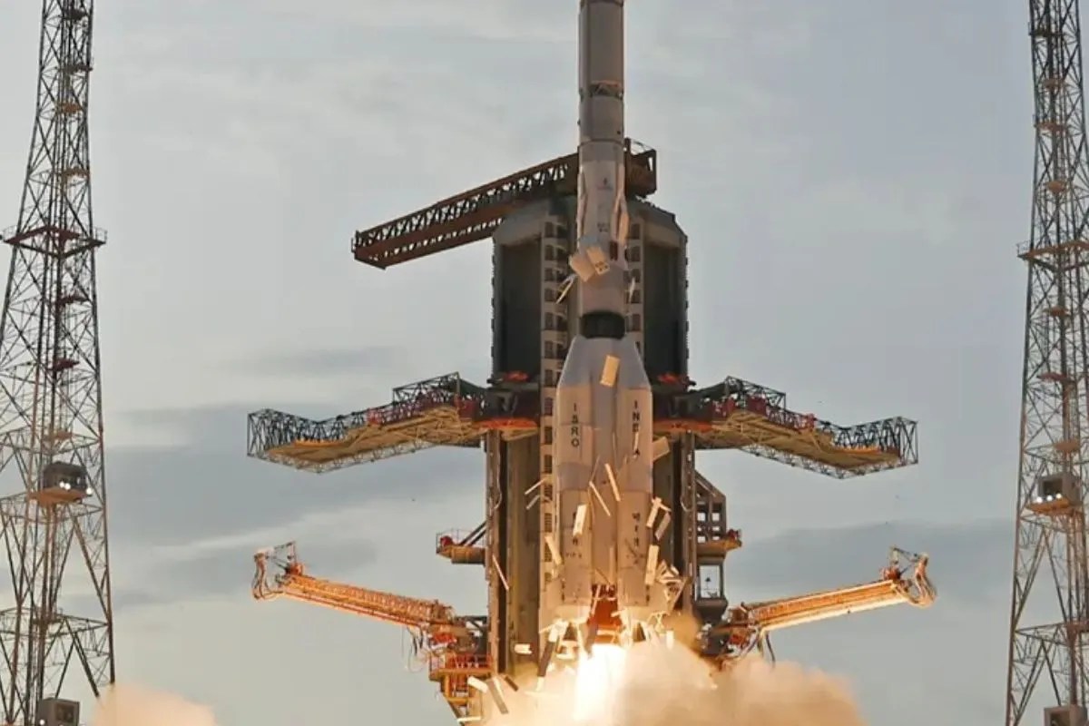 Pakistan surveillance satellite in space.