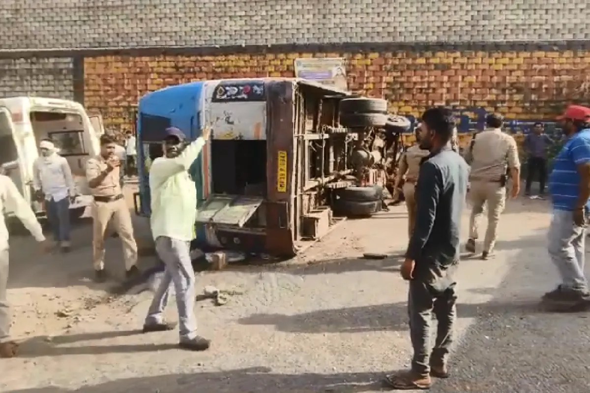 Katni Passenger Bus Accident killing three people over dozen injured