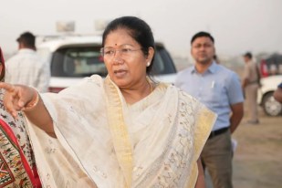 PHE Minister Sampatiya Uike (source: Sampatiya Uikey Official facebook id)