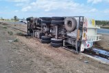 Fuel Tanker Overturned