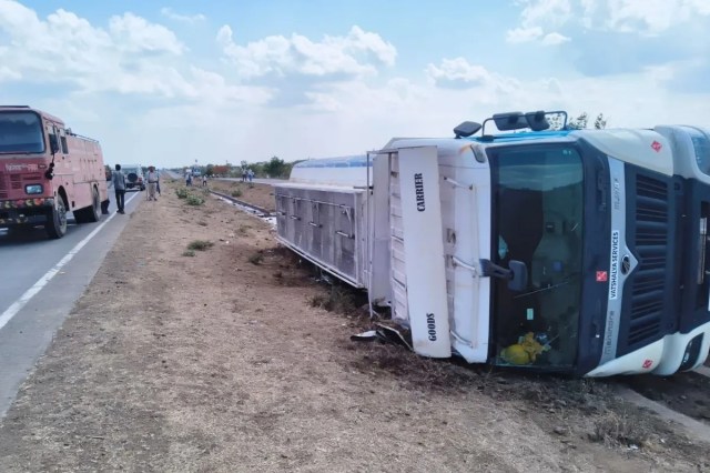 Fuel Tanker Overturned