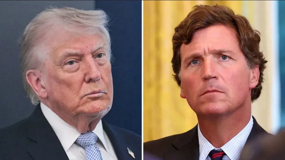 Donald Trump and Tucker Carlson