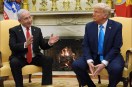 Donald Trump with Benjamin Netanyahu