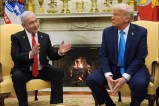 Donald Trump with Benjamin Netanyahu