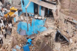 उज्जैन के हम्मालवाडी में दो मंजिला बिल्डिंग गिरी