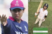 Vaibhav Sooryavanshi brother, Ashirvad Sooryavanshi century, Cricket Academy Tajpur, Rishav XI practice match