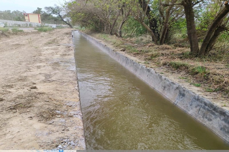 Sriganganagar: Water released into the link canal from Sadhuwali Head flowing towards the ponds of the main headworks