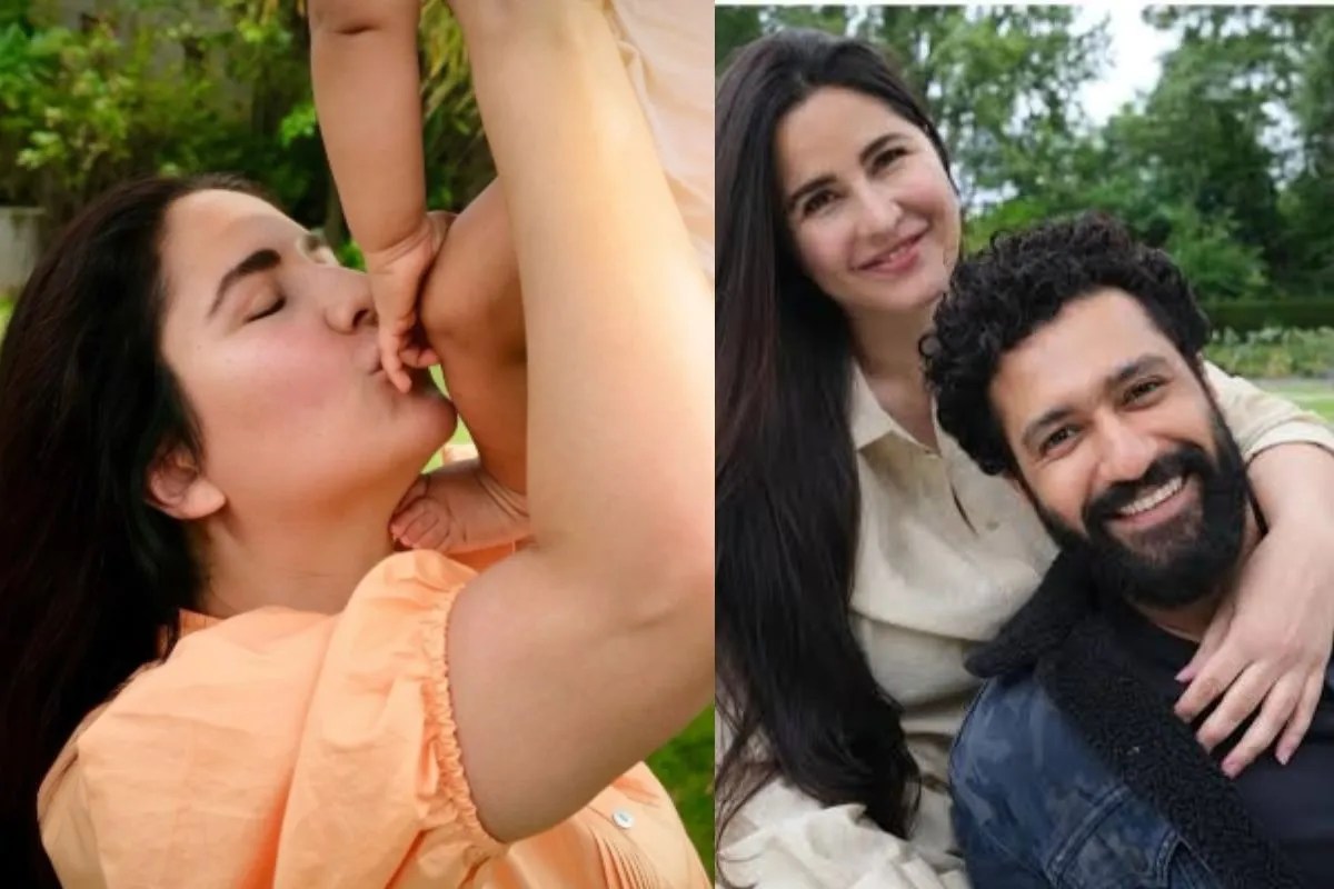 Katrina Kaif share birthday celebration unseen photos with son Vihaan and vicky kaushal