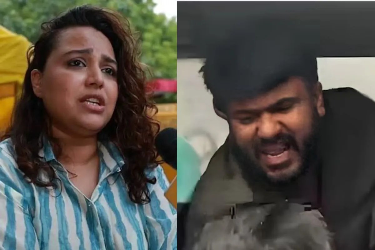Swara Bhasker husband Fahad Ahmad detained Chaitya Bhoomi by mumbai police cjp protest actress share video