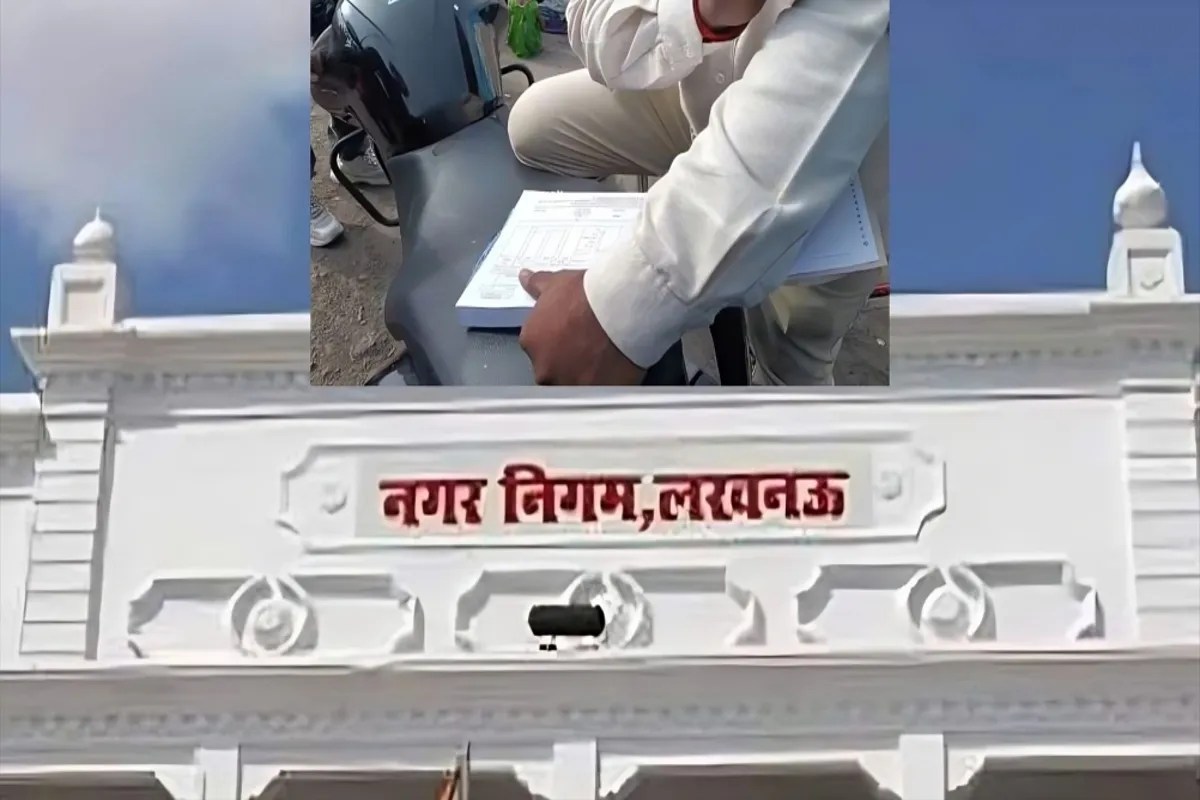मेडिकल कॉलेज से कन्वेंशन सेंटर तक अतिक्रमण हटाकर काटे चालान (फोटो सोर्स : भाषा संवाद WhatsApp News Group)