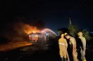 Fire in oil tanker