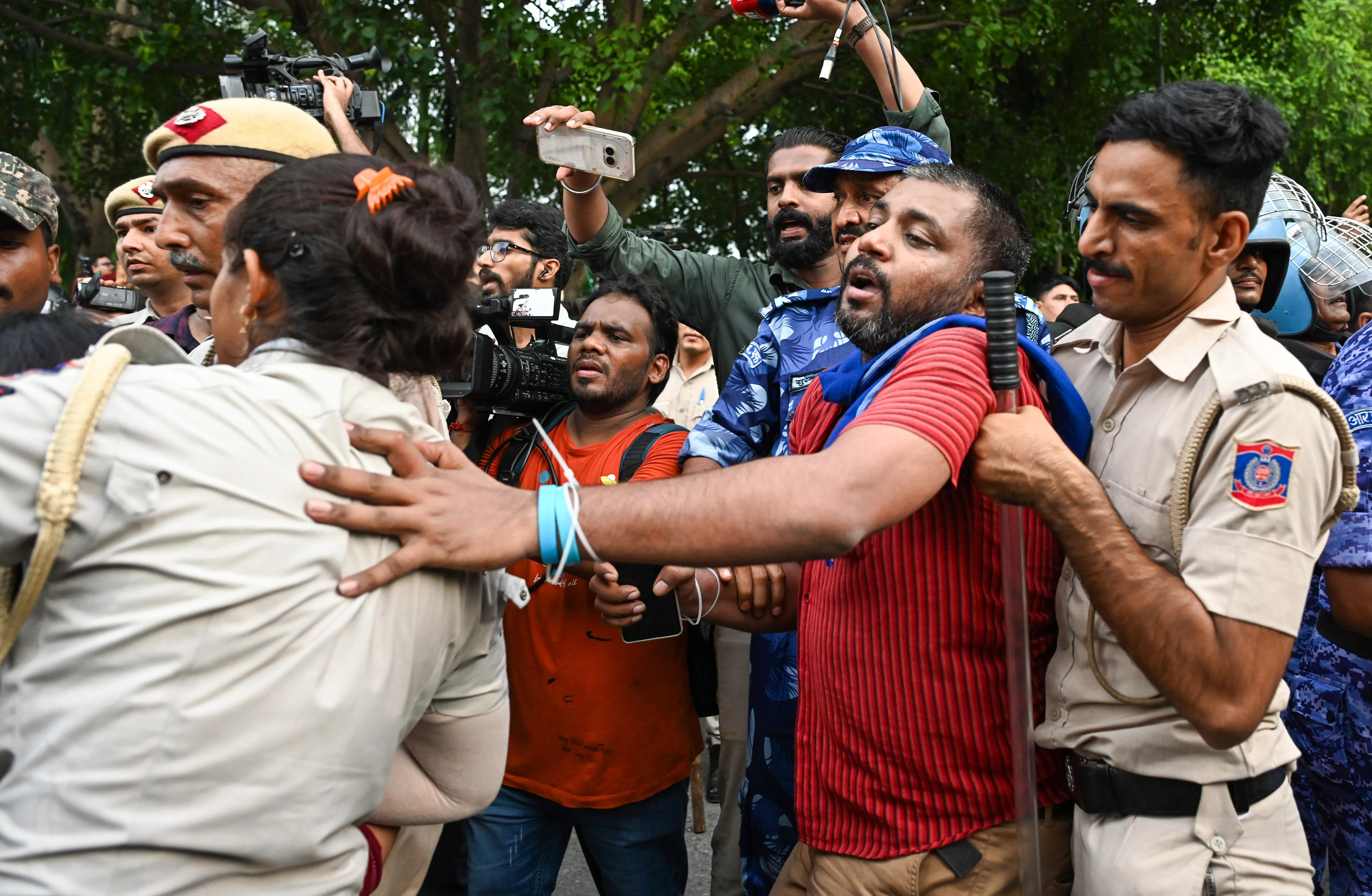 Delhi Police attempt to murder FIR CJP protest