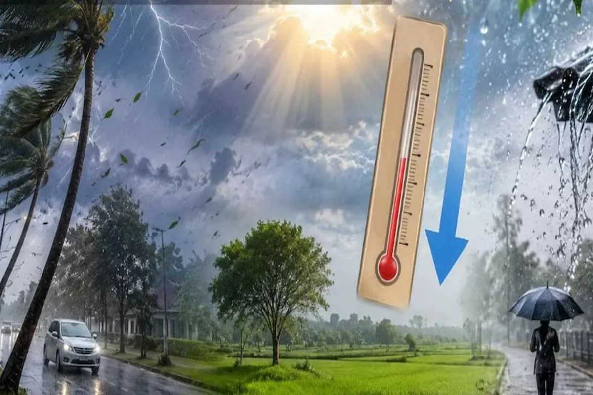 बारिश से बदलेगा मौसम का मिजाज; अगले दो दिनों में और आगे बढ़ने के संकेत (फोटो सोर्स : भाषा संवाद WhatsApp News Group)